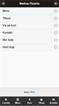 Mobile Screenshot of markuspizzaria.dk